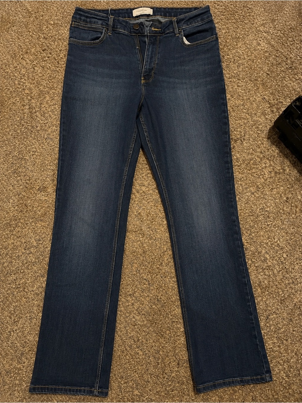 Wrangler Bold Bootcut Jeans Women’s Size 12/34 Dark Wash Western Denim